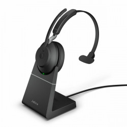 Jabra Evolve2 65 MS Mono Bluetooth Headset, USB-A, Charging Stand - 26599-899-989
